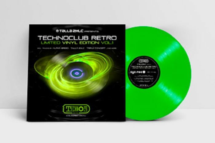 TALLA 2XLC/VARIOUS - Talla 2XLC Presents: Techno Club Retro Vol 1 vinyl sleeve