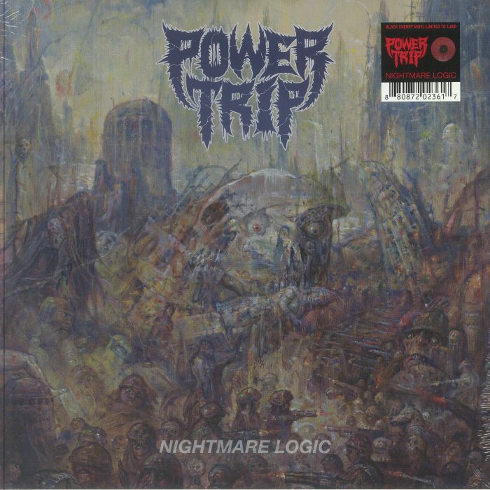 POWER TRIP - Nightmare Logic (reissue) vinyl sleeve