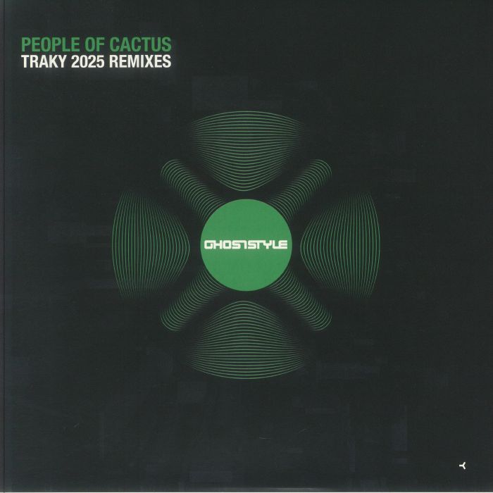 PEOPLE OF CACTUS - Traky 2025 remixes vinyl sleeve