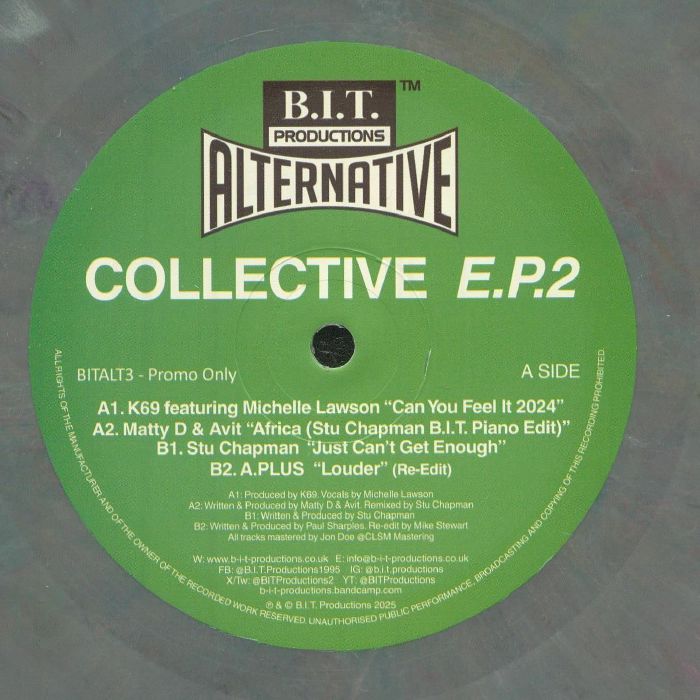 K69/MATTY D/AVIT/STU CHAPMAN/A PLUS - Collective EP 2 vinyl sleeve