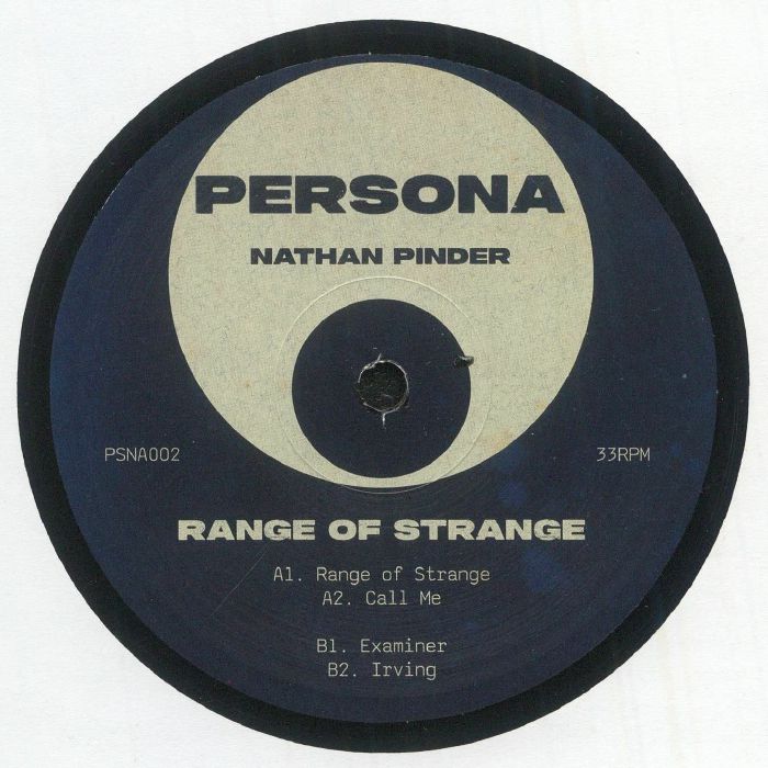 PINDER, Nathan - Range Of Strange vinyl sleeve