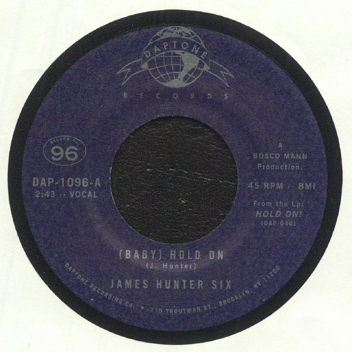 JAMES HUNTER SIX, The - (Baby) Hold On vinyl sleeve