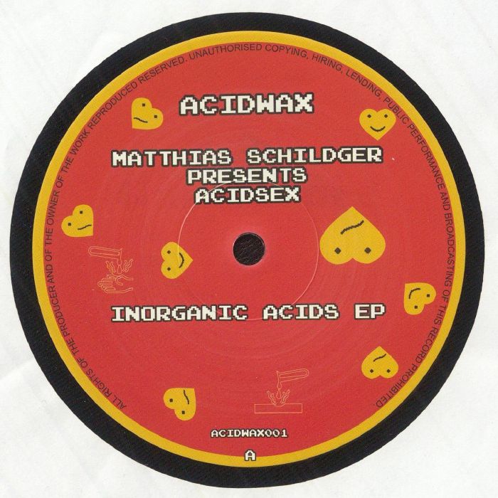 SCHILDGER, Matthias presents ACIDSEX - Inorganic Acids EP vinyl sleeve