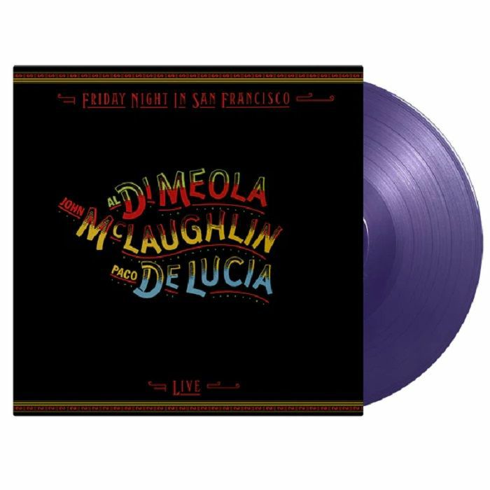 DI MEOLA, AL/JOHN McLAUGHLIN/PACO DE LUCIA - Friday Night In San Francisco vinyl sleeve