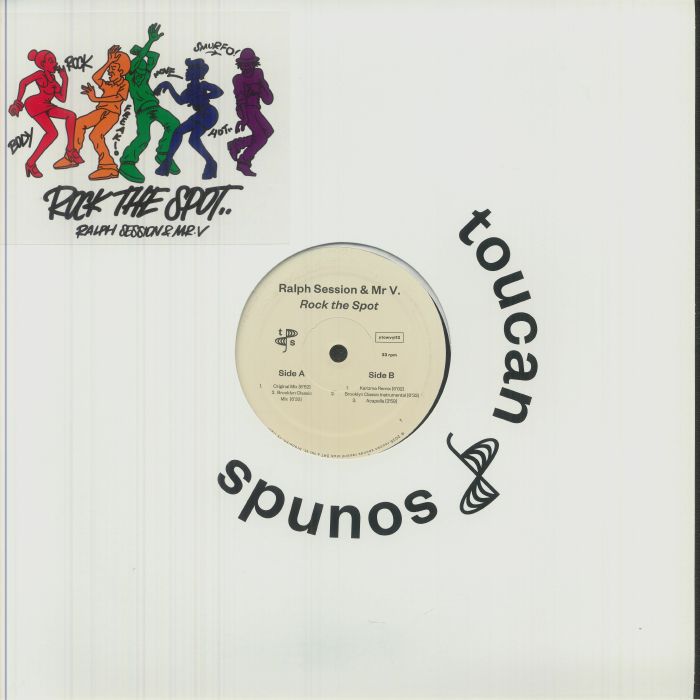 SESSION, Ralph & MR V - Rock The Spot vinyl sleeve