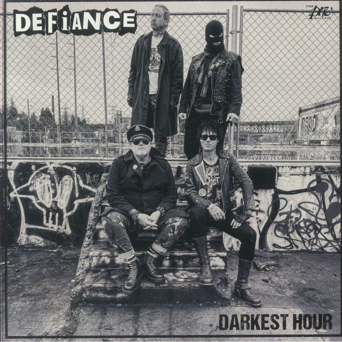 DEFIANCE/HAT TRICKERS - Split vinyl sleeve