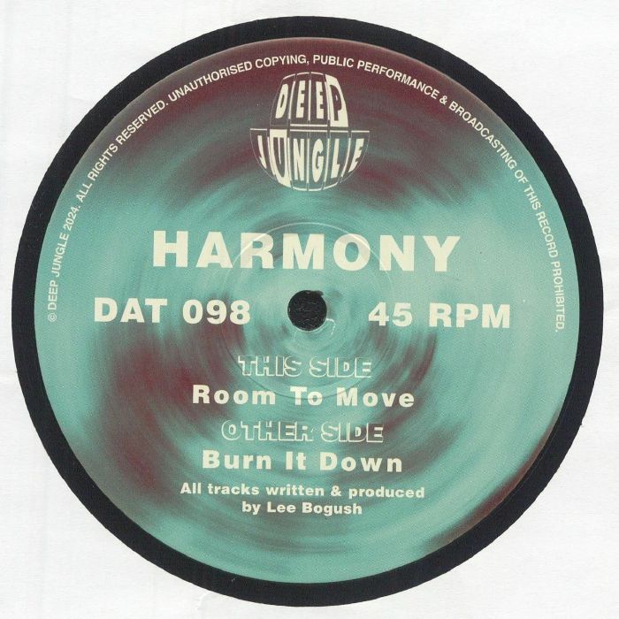 HARMONY - Burn It Down vinyl sleeve