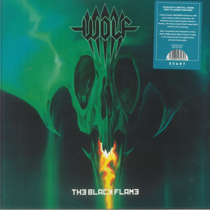 WOLF - The Black Flame (reissue) vinyl sleeve