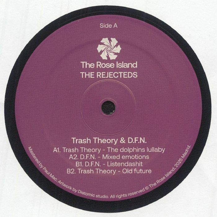 TRASH THEORY/DFN - The Rejecteds vinyl sleeve