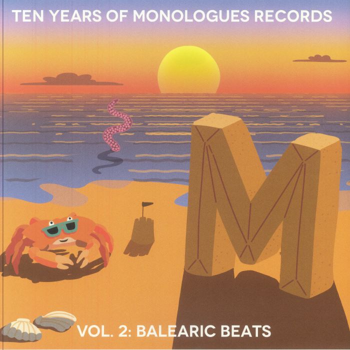 GOMORI, Ben/LAURENCE GUY/GHOSTEN/MANAKINZ - Ten Years Of Monologues Records Vol 2: Balearic Beats vinyl sleeve