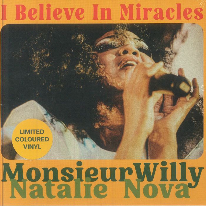 MONSIEURWILLY/NATALIE NOVA - I Believe In Miracles (reissue) vinyl sleeve