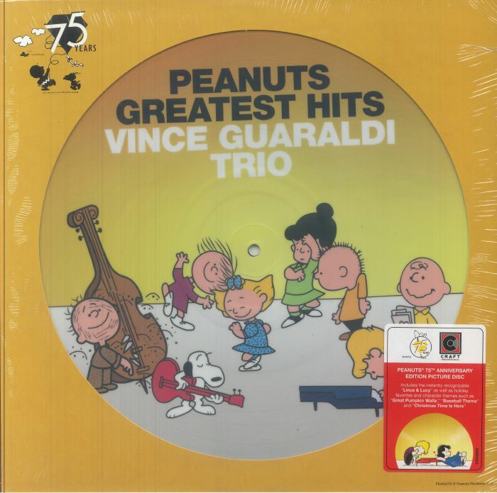 VINCE GUARALDI TRIO - Peanuts Greatest Hits (75th Anniversary Edition) vinyl sleeve