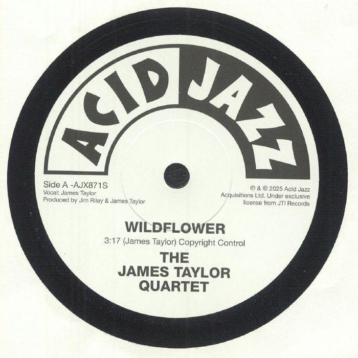JAMES TAYLOR QUARTET, The - Wildflower vinyl sleeve
