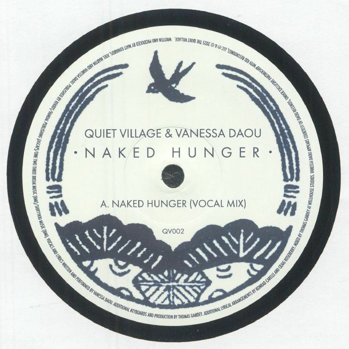 QUIET VILLAGE/VANESSA DAOU - Naked Hunger vinyl sleeve