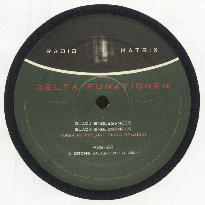 DELTA FUNKTIONEN - Black Endlessness vinyl sleeve