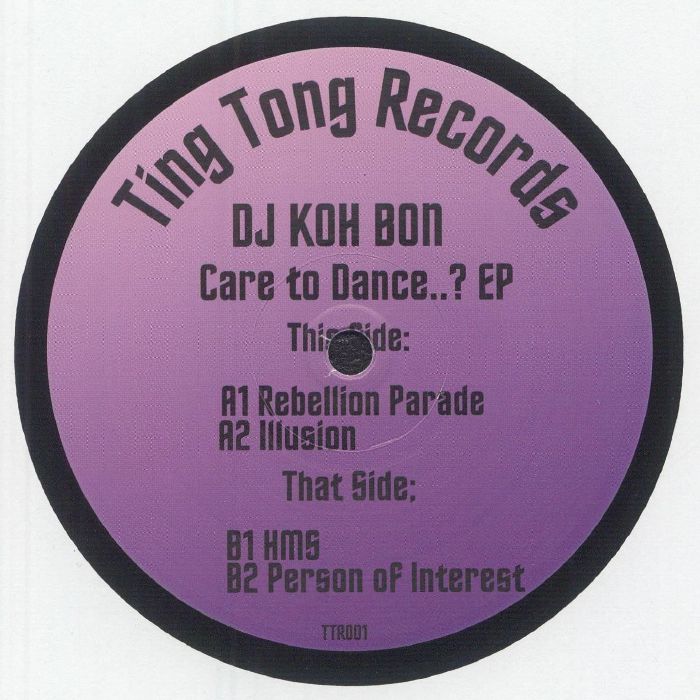 DJ KOH BON - Care To Dance EP vinyl sleeve