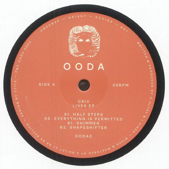 CAIV - Lives EP vinyl sleeve