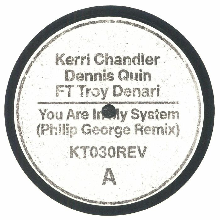 CHANDLER, Kerri/DENNIS QUIN feat TROY DENARI - You Are In My System (Philip George remix) vinyl sleeve