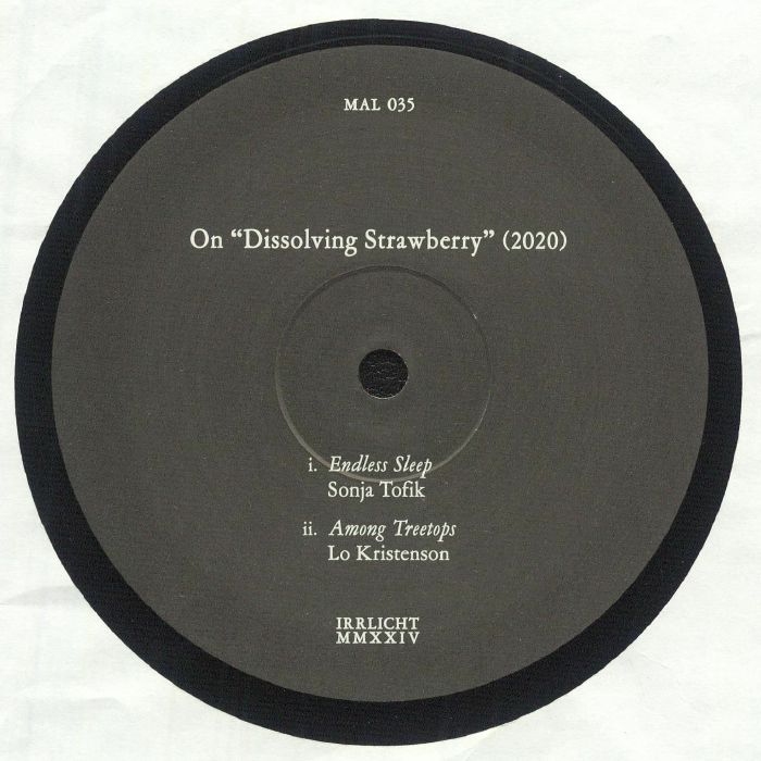 VARIOUS - On Dissolving Strawberry vinyl sleeve