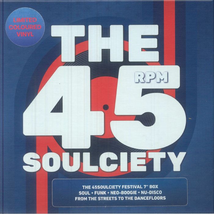 VARIOUS - The 45Soulciety Festival 7" Box: From The Streets To The Dancefloors vinyl sleeve