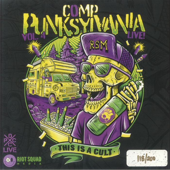 VARIOUS - Comp Punksylvania: Vol 4 Live! vinyl sleeve