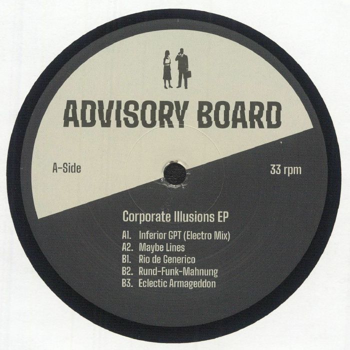 ADVISORY BOARD - Corporate Illusions EP vinyl sleeve