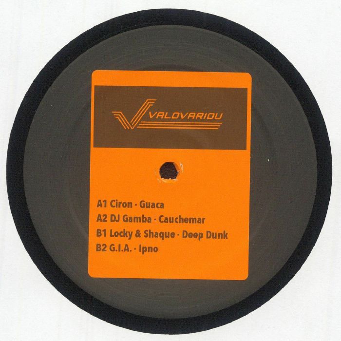 CIRON/DJ GAMBA/SHAQUE/LOCKY/GIA - VALOVARIOU 001 vinyl sleeve