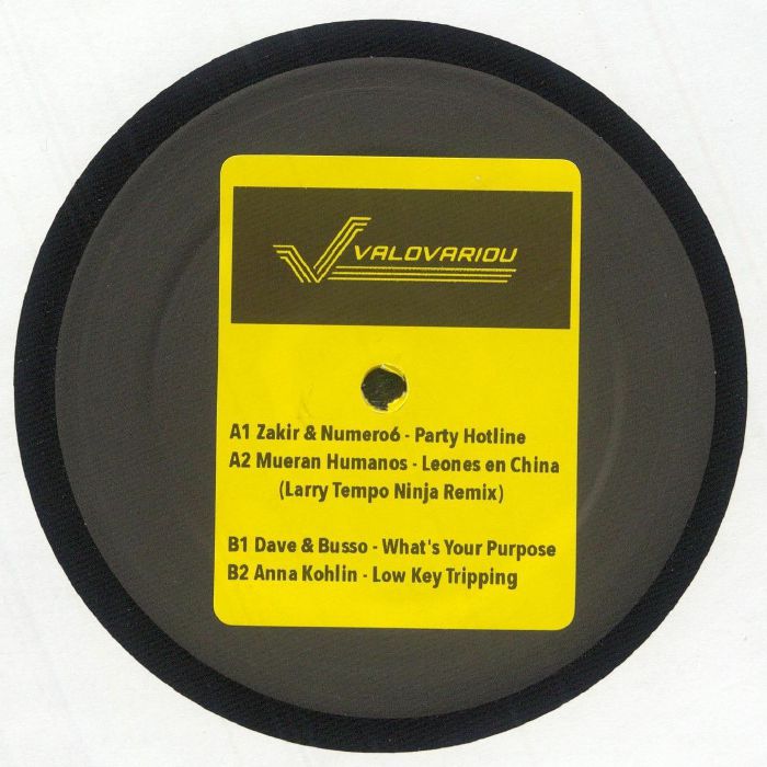 ZAKIR/NUMER06/MUERAN HUMANOS/DAVE/BUSSO/ANNA KOHLIN - VALOVARIOU 002 vinyl sleeve