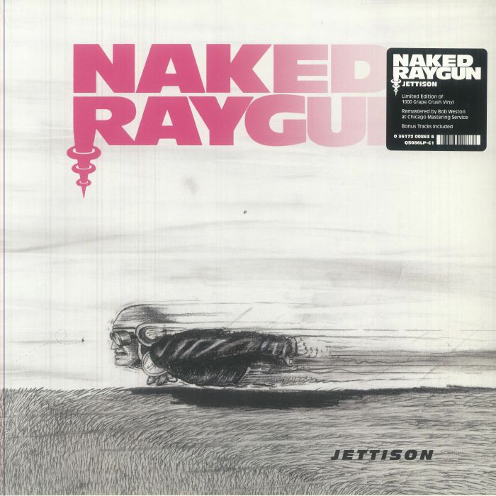 NAKED RAYGUN - Jettison (remastered) vinyl sleeve