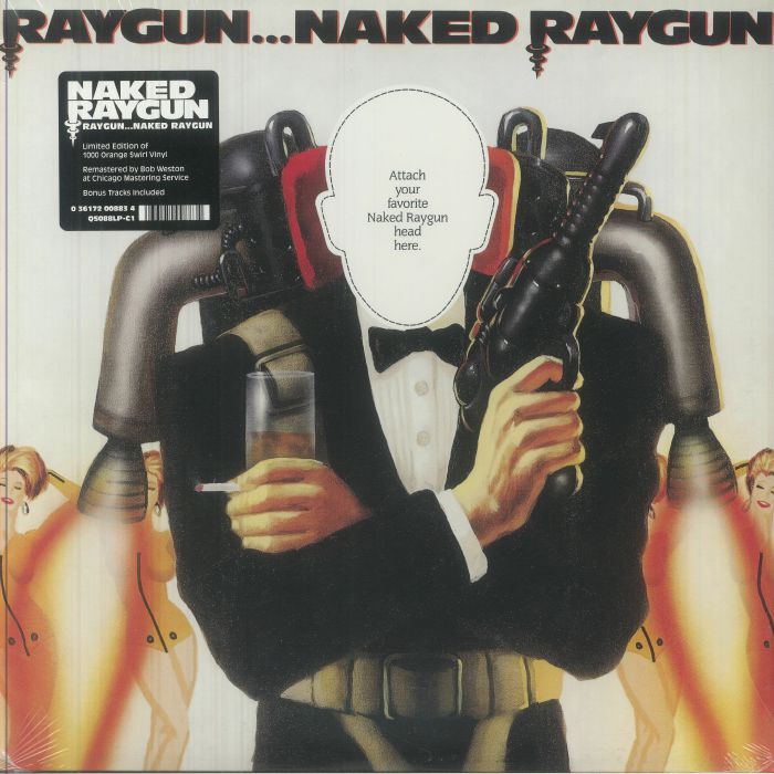 NAKED RAYGUN - Raygun Naked Raygun (remastered) vinyl sleeve