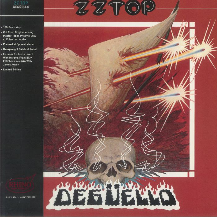 ZZ TOP - Deguello (Rocktober 2025) vinyl sleeve
