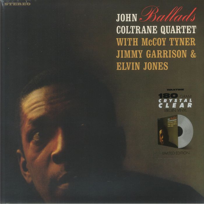 JOHN COLTRANE QUARTET - Ballads (reissue) vinyl sleeve