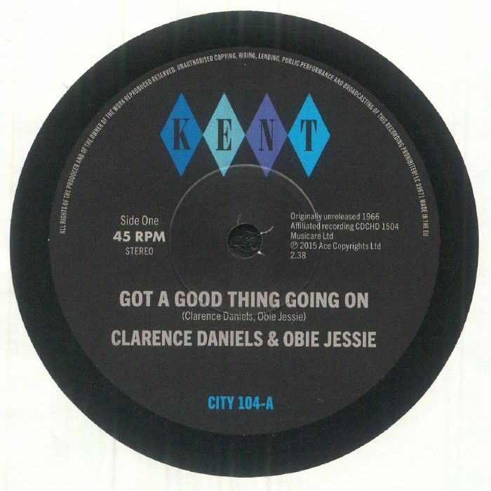 DANIELS, Clarence/OBIE JESSIE - Got A Good Thing Going On vinyl sleeve