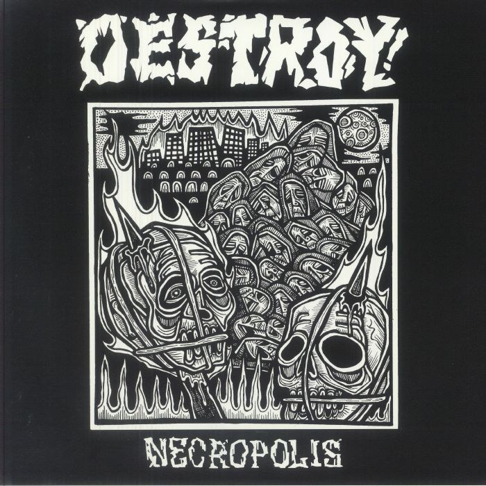 DESTROY! - Necropolis vinyl sleeve
