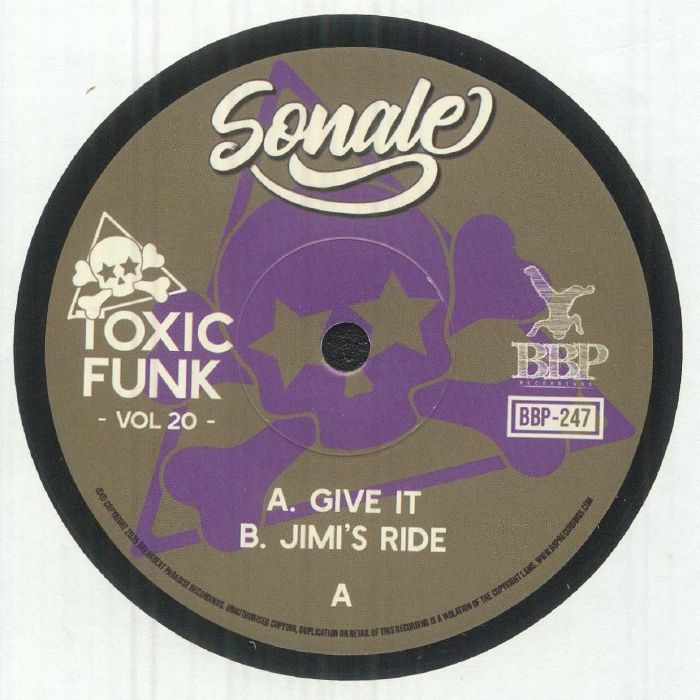 SONALE - Toxic Funk Vol 20 vinyl sleeve