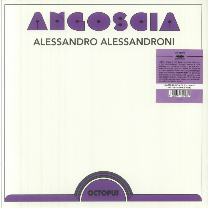 ALESSANDRONI, Alessandro - Angoscia (reissue) vinyl sleeve