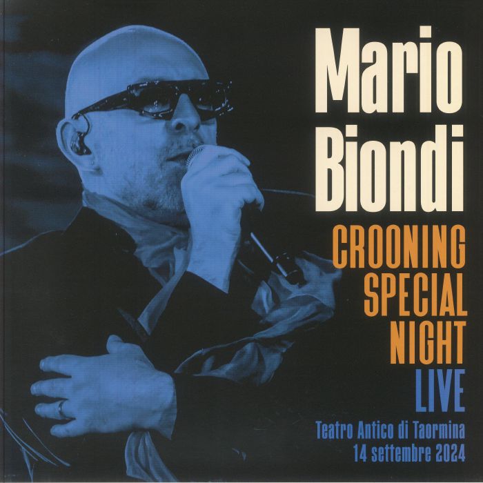 BIONDI, Mario - Crooning Special Night Live Teatro Antico Di Taormina 2024 vinyl sleeve