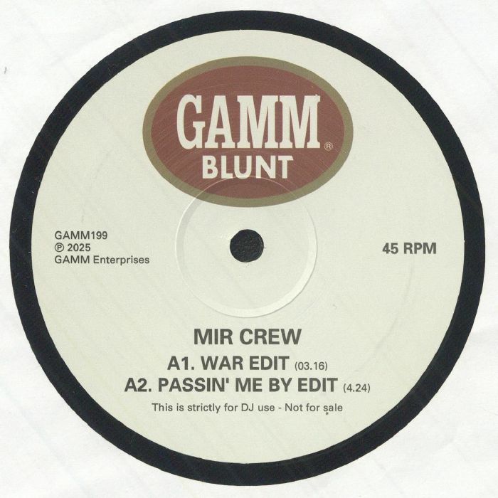 MIR CREW - 4 Edits vinyl sleeve