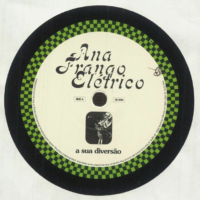 Ana Frango Elétrico - A Sua Diversão / Não Tem Nada Não vinyl sleeve