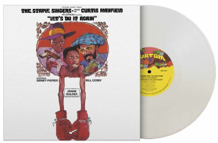 STAPLE SINGERS, The/CURTIS MAYFIELD - Let's Do It Again (Soundtrack) vinyl sleeve