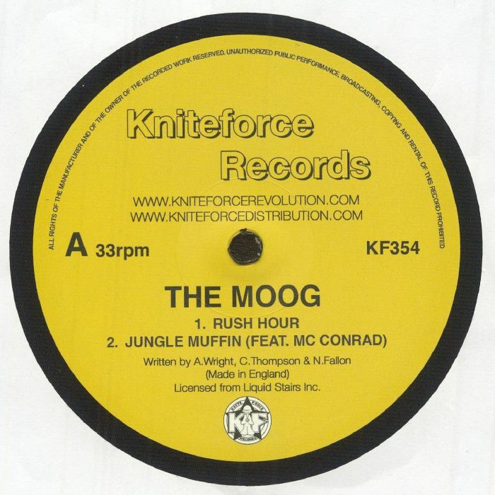 MOOG, The - Rush Hour vinyl sleeve