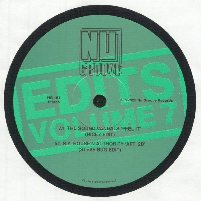 SOUND VANDALS, The/NY HOUSE'N AUTHORITY/AVANT GARDE/YOU KNOW WHO! - Nu Groove Edits Vol 7 vinyl sleeve