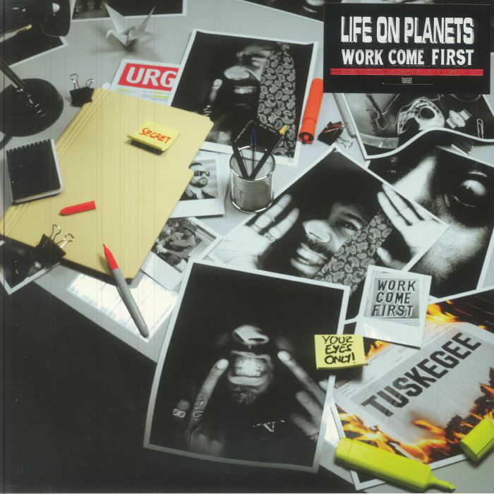 LIFE ON PLANETS - Work Come First vinyl sleeve
