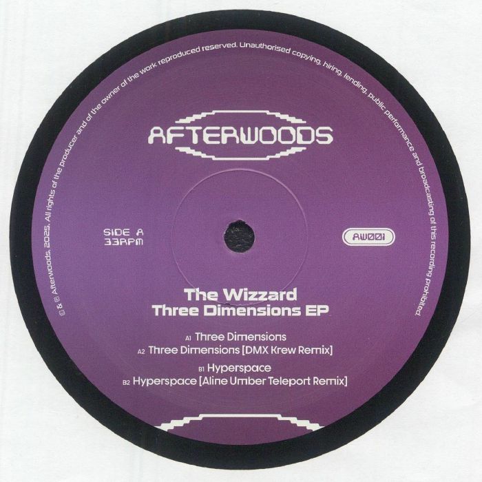 WIZZARD, The - Three Dimensions EP vinyl sleeve