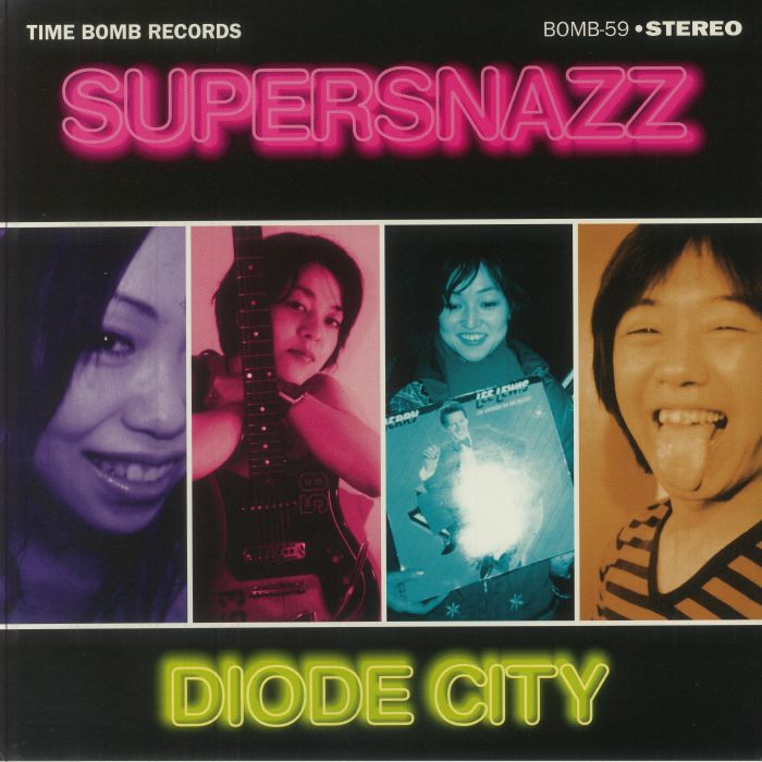 SUPERSNAZZ - Diode City (reissue) vinyl sleeve