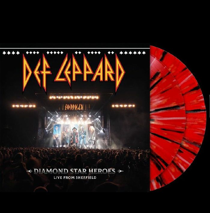 DEF LEPPARD - Diamond Star Heroes Live From Sheffield vinyl sleeve