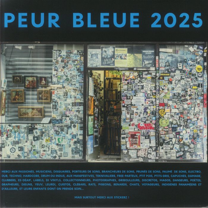 VARIOUS - Peur Bleue 2025 vinyl sleeve
