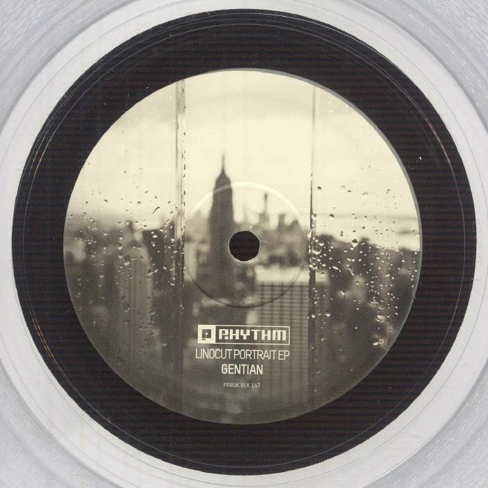 GENTIAN - Linocut Portrait EP vinyl sleeve