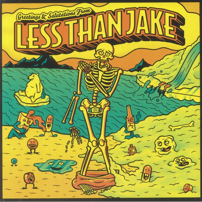 LESS THAN JAKE - Greetings & Salutations From Less Than Jake (reissue) vinyl sleeve
