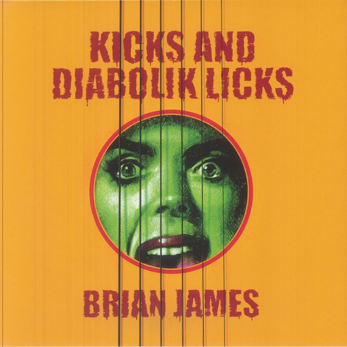 JAMES, Brian - Kicks & Diabolik Licks vinyl sleeve
